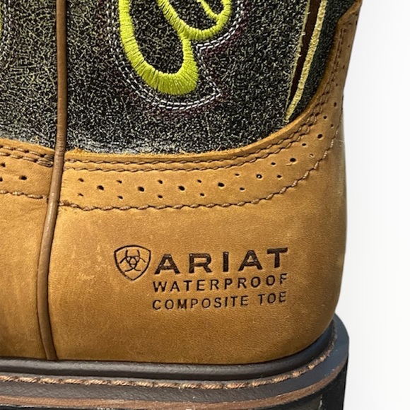 Ariat Men's WorkHog Mesteno Waterproof Composite Toe Work Boots - Picture 7 of 14